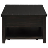 Concord 2-Drawer Coffee Table, Distressed Java