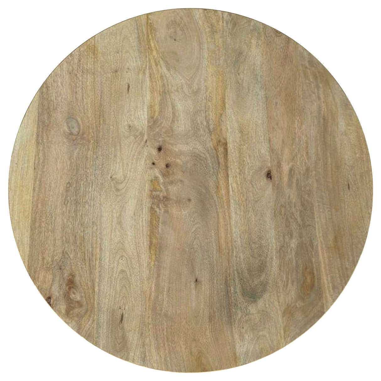 Touhy 2-Piece Round Coffee and End Table Set Natural Mango
