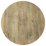 Touhy 2-Piece Round Coffee and End Table Set Natural Mango