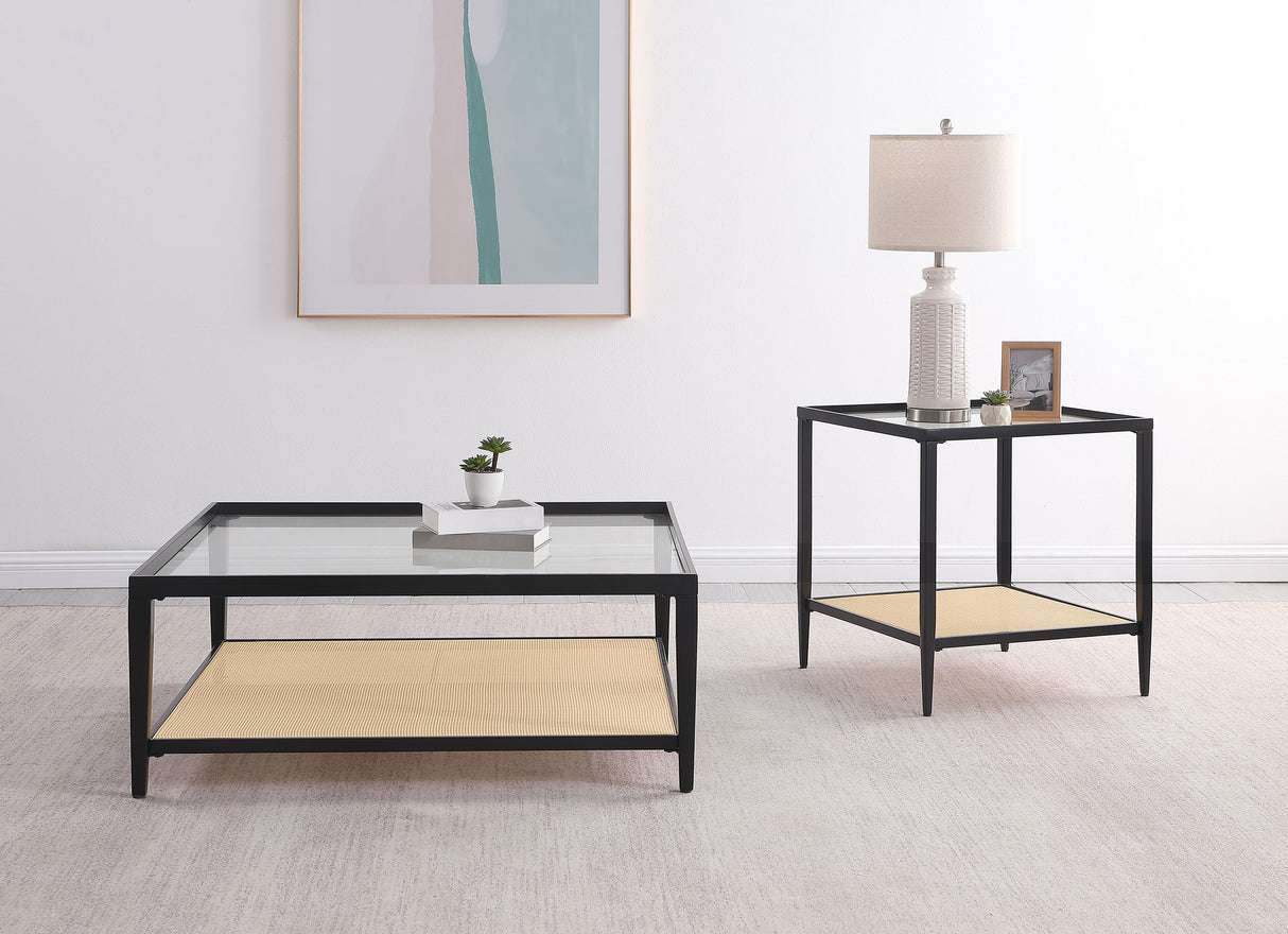 Amherst 2-Piece Black Coffee and End Table Set