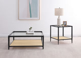 Amherst 2-Piece Black Coffee and End Table Set