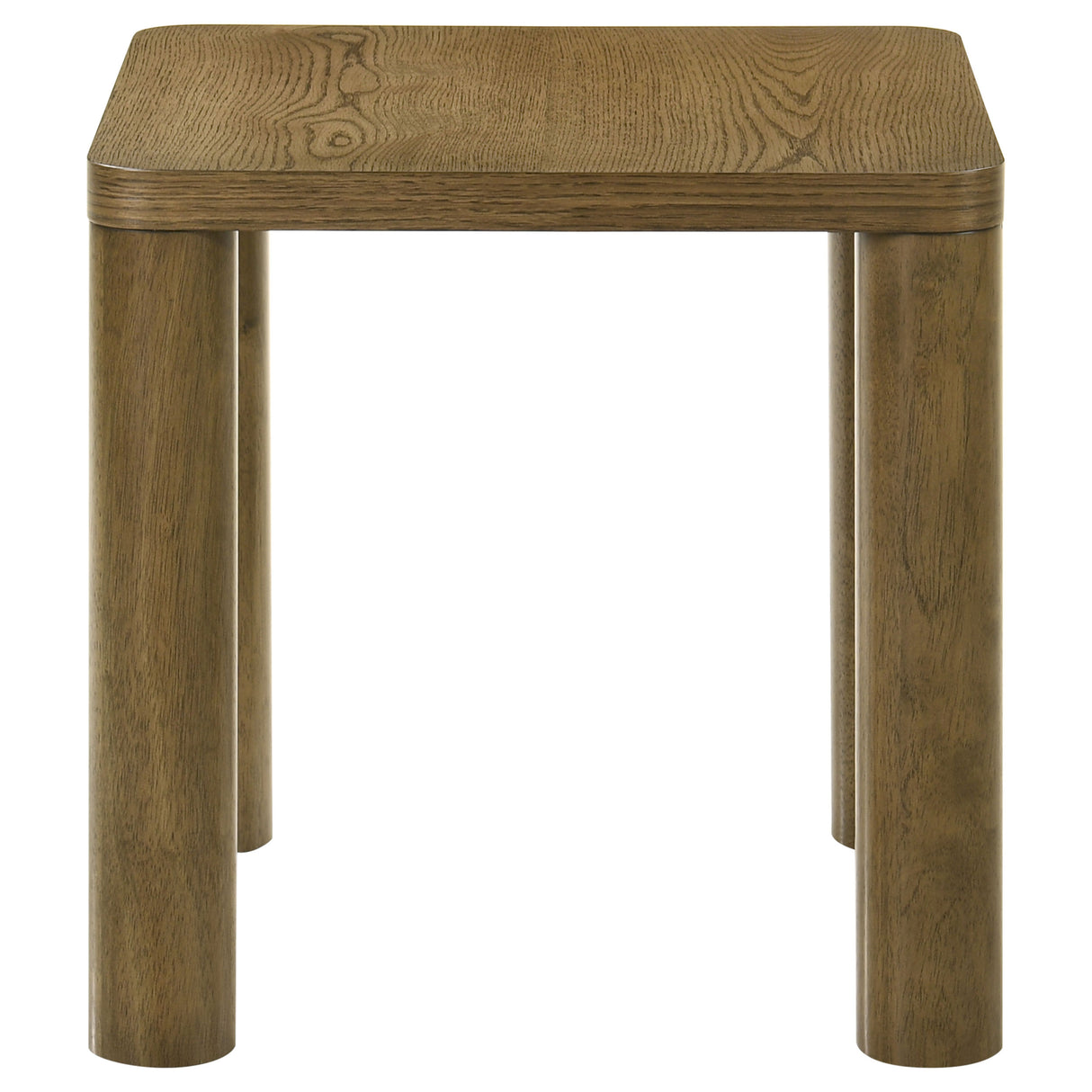 Castlewood Brown Oak Engineered Wood End Table