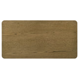 Castlewood Engineered Wood Cocktail Coffee Table, Brown Oak