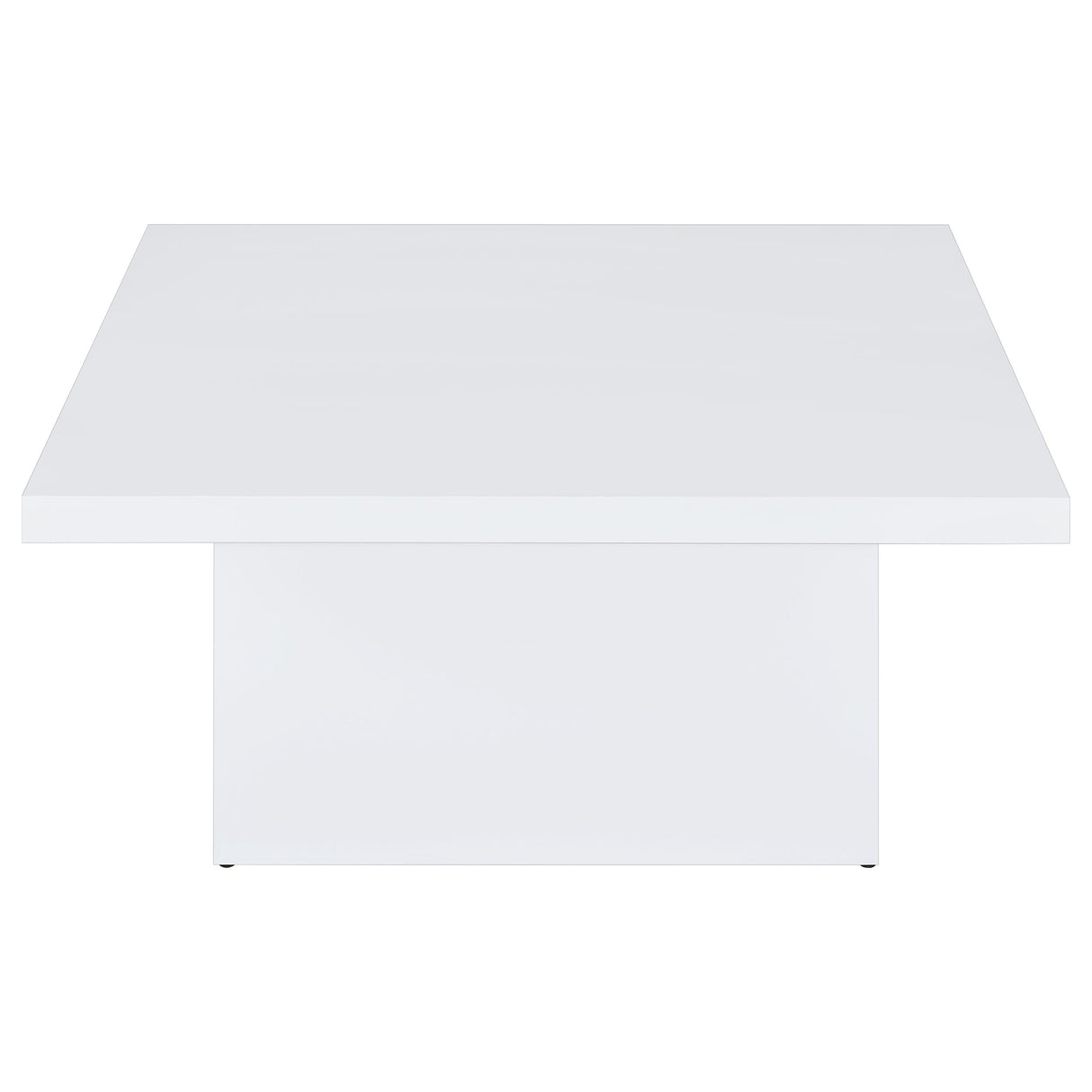 Devar Square Coffee Table in White High Gloss
