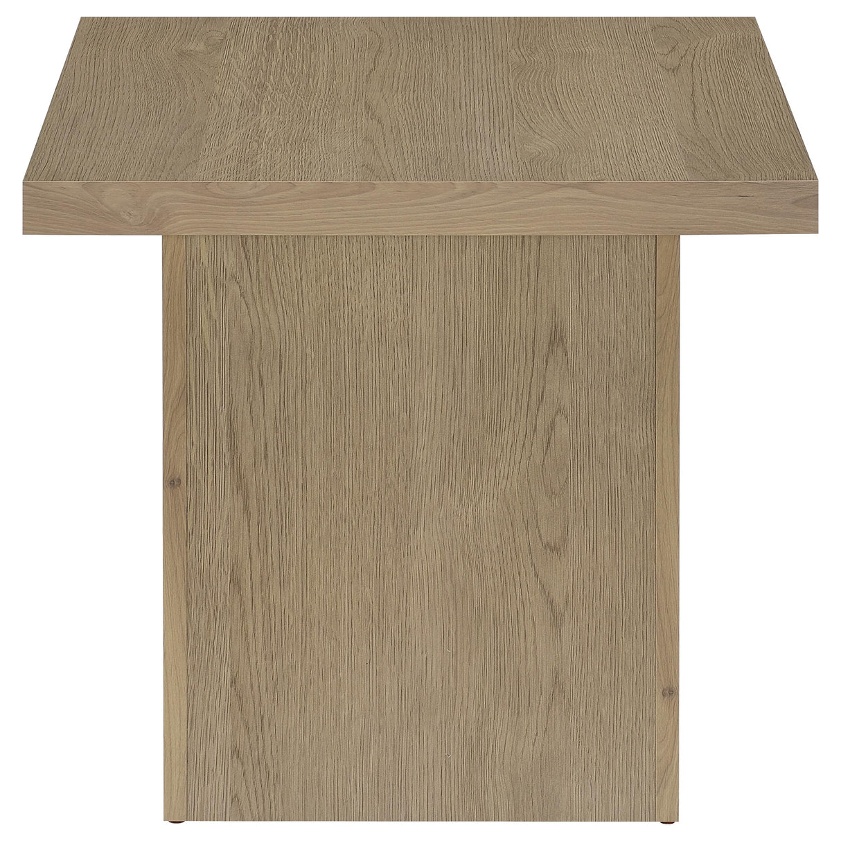 Devar 2-Piece Square Cocktail Coffee End Table Set Latte