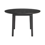 Garcia - 3 Piece Dining Set (Round Drop Leaf Table And 2 Chairs) - Black
