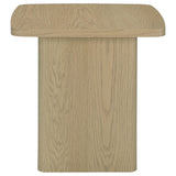 End Table in Greige Particle Board with Paper Laminate