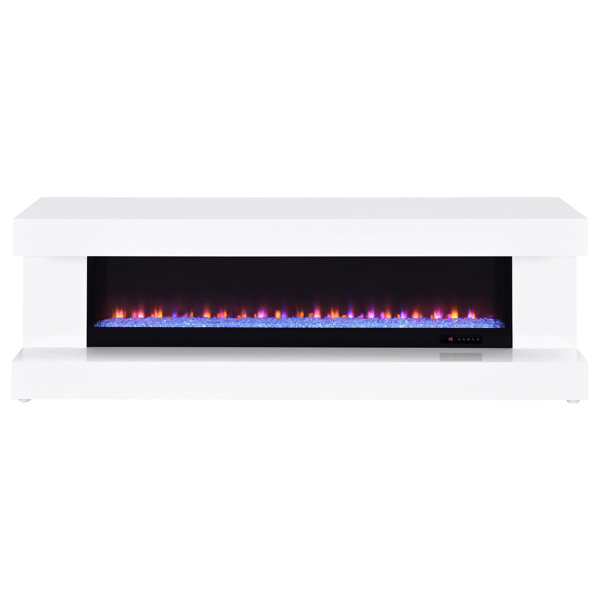 TV Stand Fireplace Console With Bluetooth Speaker