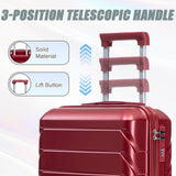 Spinner Luggage Set With Combination Lock