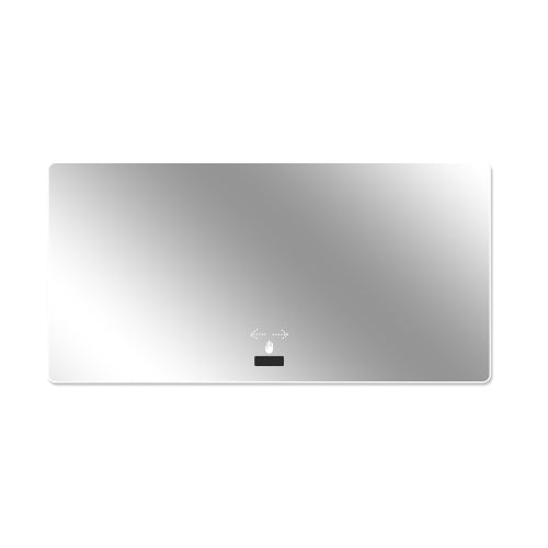Frameless Bathroom Mirror with Light