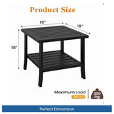 Patio Furniture Set With Coffee Table And Cushions For Backyard