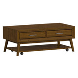 Santa Barbara - 2 Piece Occasional Table Set (Coffee Table & End Table) - Walnut