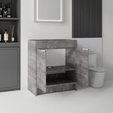 Freestanding Bathroom Vanity Cabinet With Soft Close Doors, Cabinet Only