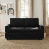 Convertible Sofa Bed Loveseat With Adjustable Backrest And USB Ports