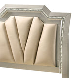 Kaitlyn - Full Bed With LED & Storage - Champagne
