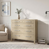 Adeline - 5 Drawers Chest - Natural Wood Wash