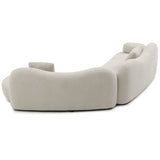 Modern Curved Modular 5 Seater Sofa