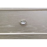 Colwood - 4 Drawer Vanity Desk With And Built In Charging - Silver Gray