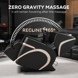Massage Chair Recliner & Zero Gravity, Full Body Air Pressure - Black