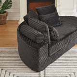 Semi Circular 2 In 1 Sofa Bed With Neck Pillow