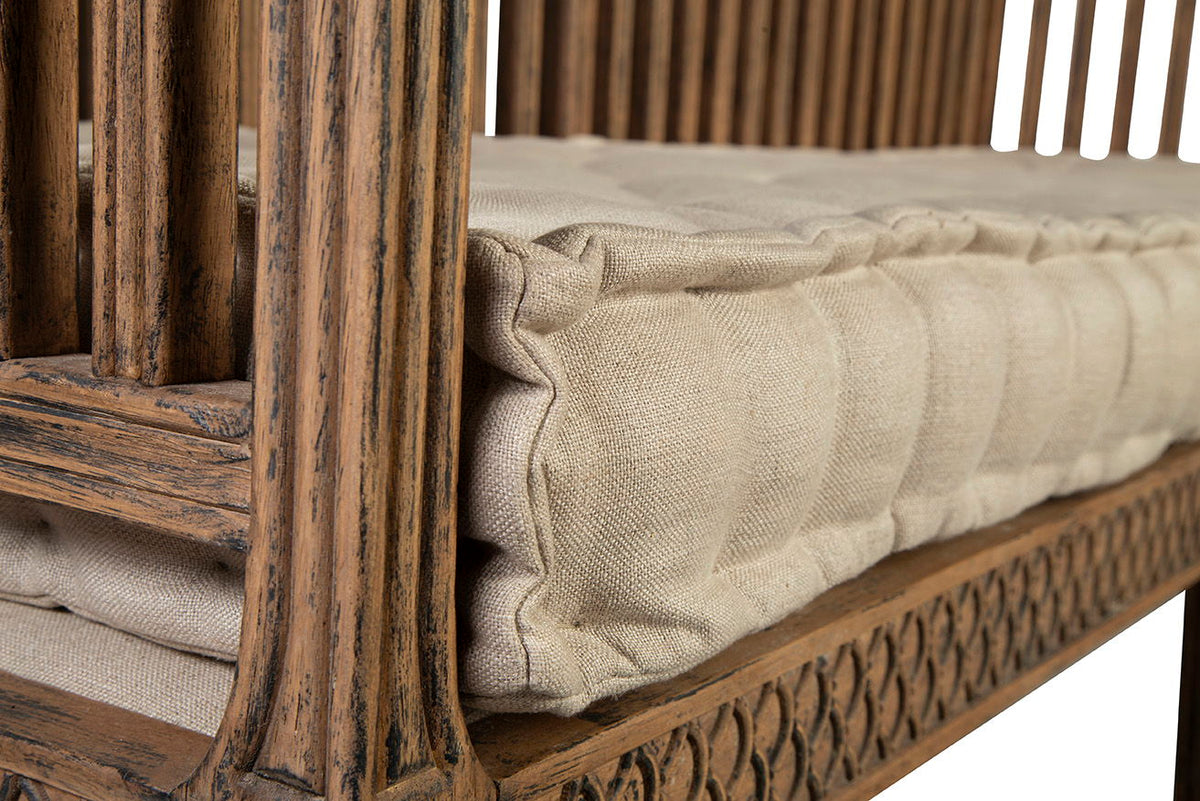 Depaul - Settee - Dark Brown