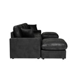 Sectional With 2 Ottomans