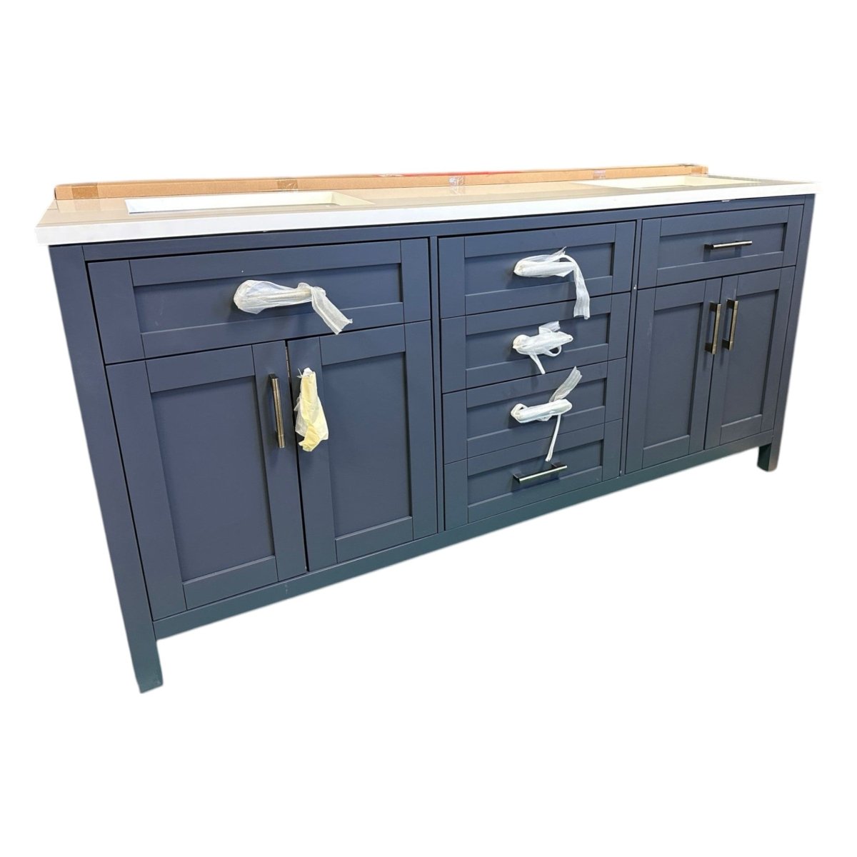 72” OVE Decors Lakeview Bath Vanity – Blue (ID N483729) - Bathroom Vanities available at Alpine Outlets in Denver