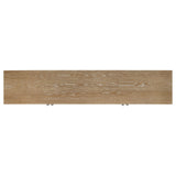 Brenham 79-Inch 4-Door TV Stand, Washed Oak