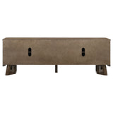 Trotter 71-Inch 4-Door Wood TV Stand, Brown