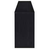 Denison 79-Inch 4-Door TV Stand Media Console Black