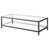 Trini 2-Piece Coffee and End Table Set, Black Nickel