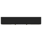 Arini Rattan Cane 2-Door TV Stand - Black with Ash Veneer