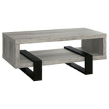 Dinard Grey Driftwood Cocktail Coffee Table