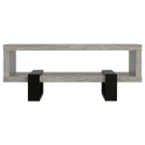 Dinard Grey Driftwood Cocktail Coffee Table