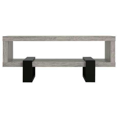 Dinard Grey Driftwood Cocktail Coffee Table