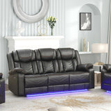 Challenger - LED Power Recliner Set