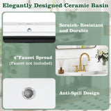 Modern Bathroom Vanity With Tip-Out Drawer And Soft-Close Hinges