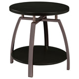 Dacre Round Dark Charcoal End Table