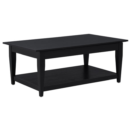 Lindenton Lift-Top Cocktail Coffee Table in Black Oak