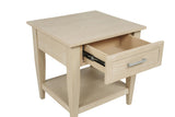 Lindenton 1-Drawer Wood Occasional Side End Table, Blonde