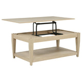 Lindenton Lift-Top Cocktail Coffee Table, Blonde Oak
