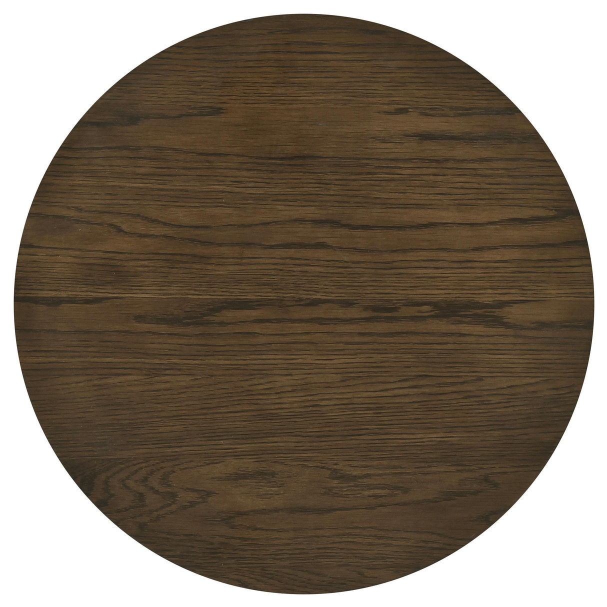 Sweeney 24-Inch Round Wood Side Table in Dark Walnut