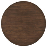 Sweeney 39-Inch Round Dark Walnut Coffee Table