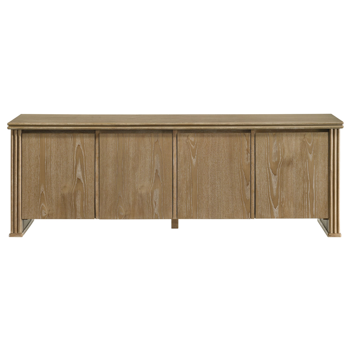 Adina 70-Inch TV Stand Media Console Distressed Light Brown