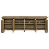 Adina 70-Inch TV Stand Media Console Distressed Light Brown