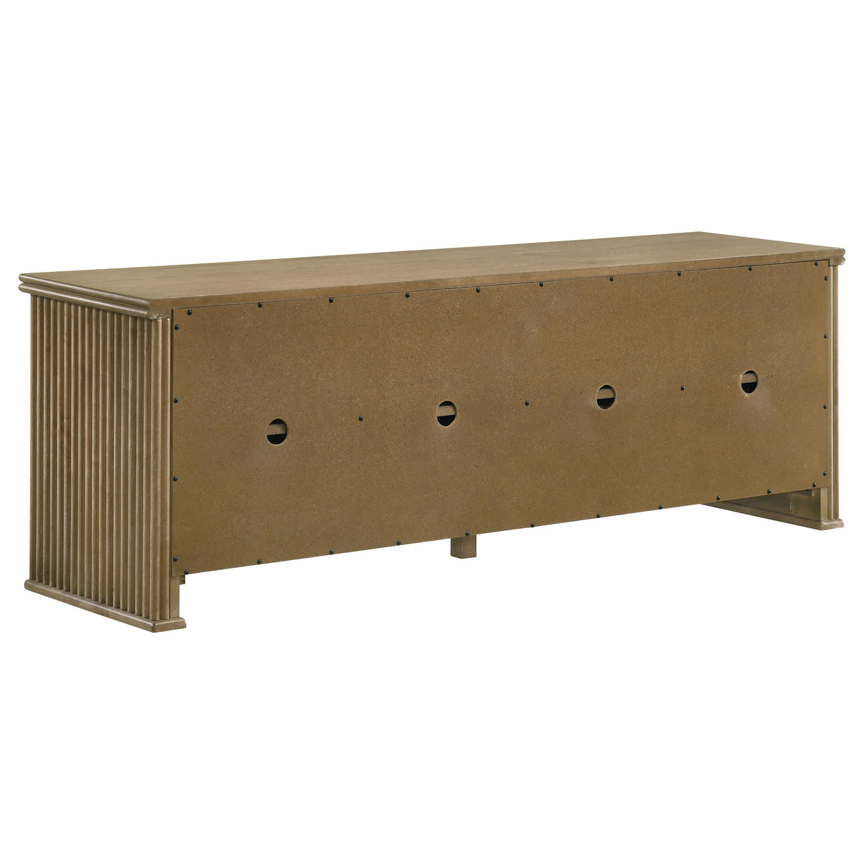 Adina 70-Inch TV Stand Media Console Distressed Light Brown