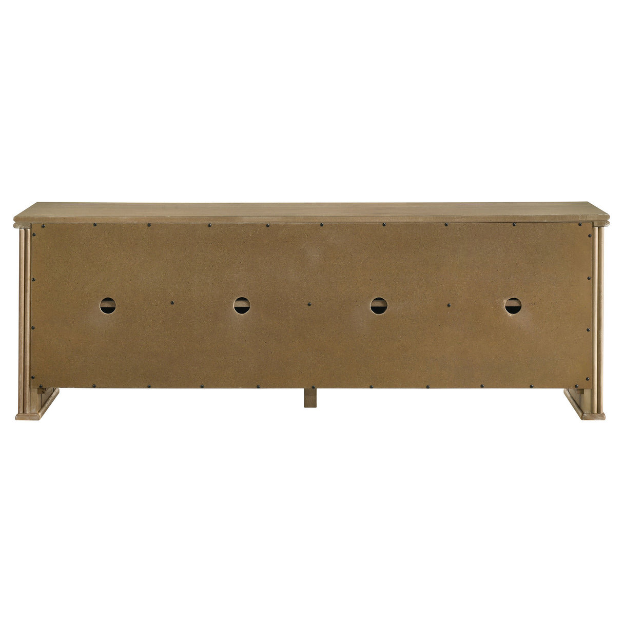 Adina 70-Inch TV Stand Media Console Distressed Light Brown