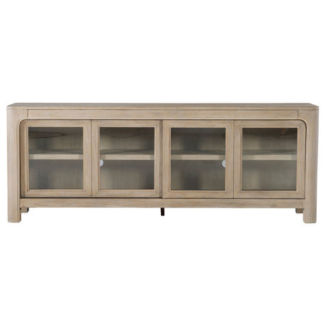 Solano 71-inch 2-Door TV Stand Media Console Weathered Mango