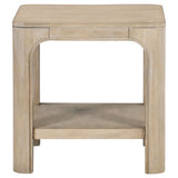 Solano 2-Piece Square Coffee Table Set, Weathered Mango