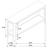 Solano 64-Inch Entryway Console Table, Weathered Mango